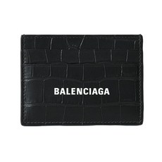 BALENCIAGA 24SS 로고 크로커다일 카드지갑 594309 1ROP3 1000