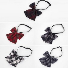 교복체크타이리본끈