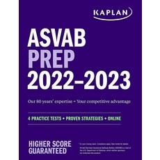 ASVAB Prep 2022–2023: 4 Practice Tests + Proven Strategies Online (Kaplan Test Prep)119960