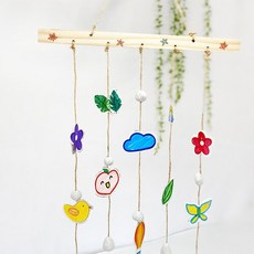 원목 페이퍼 모빌 컬러링 만들기 DIY 키트, 1개