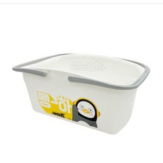 펭수 목욕바구니 소 물빠지는 목욕가방 화장실 욕실