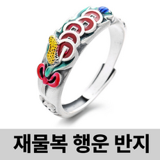 주누픽 재물운 반지 액막이 행운반지 엽전 복반지 free size