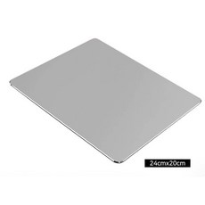 고급 알루미늄테두리 마우스패드 24x20cm 실버 pc용품, 단일상품