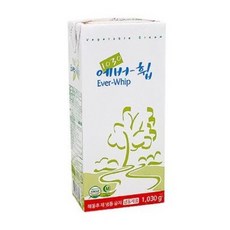 에버휩 휘핑크림 가당 1030g X 6개(아이스박스무료) 생크림 베이킹 커피휘핑, 6개