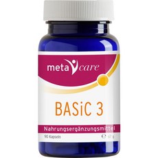 [독일 내수 정품](메타) META CARE Basic 3 Kapseln 90St, 90정, 1개