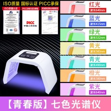 LED PDT 셀프 홈 에스테틱 전신 피부 적외선 케어 마스크 돔 모공 주름 완화 재생, LED 4컬러 스펙트럼