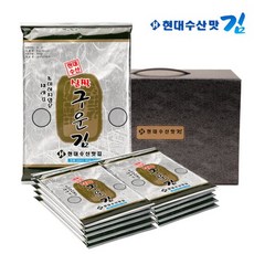 [현대수산맛김] 보령 대천김 살짝 구운 재래김 8g x 9봉/전장김, 10개