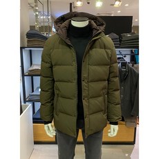 [까르뜨블랑슈] 남성 숏 구스다운 후드 점퍼 BW0WU01K