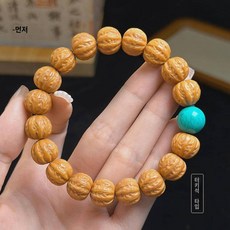 경팔릉룡염대굵은 힘줄 조각 부티크 원두손꼬치 토호호박말뚝손에 호두원씨문완남, 전품 엄선수제정조경팔릉금효 12mm, 1개