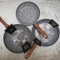 브라보나인 국산 프리미엄 화강암 코팅 후라이팬, 28cm 후라이팬