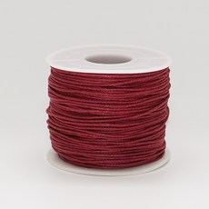 디어플레이스 코튼 오시도리면끈 면끈 1mm 70m, 1개, 25.버건디