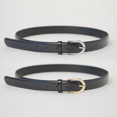 링서울 [선물옵션] 25mm eco leather belt-[silvergold]