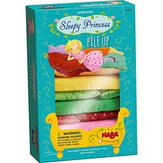 NMT Sleepy Princess Pile Up-2-4 베드 빌더 연령 3 세 이상을위한 2 개의 매혹적인 스태킹 게임 (협동 및 경 - P0278079DKH9PN6, 기본