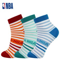 NBA 양말 여성 태 블 릿 저 방 고무 밴드 농구 양말 편안 한 땀 흡수 통풍 면양말 3 켤레 N9AS3047W - A 여성 양말 프 리 사이즈
