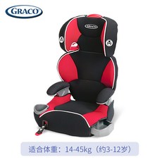 접이식방석 미국 기본판 graco그라코 고급모델 포함등기대는 안전시트 높이추가매트 3-12세 ISOFIX, T08-호화 등받이 타입산호 레드