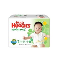 하기스 NEW 네이처메이드 밴드형 기저귀 아동공용 소형 2단계(4~8kg), 2단계, 60매