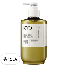 려 여성용 루트젠 단백질 트리트먼트 베르가못 앤 라벤더향, 15개, 515ml
