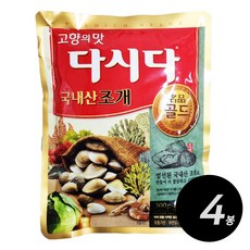 CJ제일제당 다시다 명품골드 조개, 300g, 4개