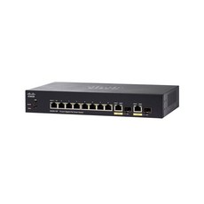 Cisco SG350-10MP 10-port Gigabit POE Managed Switch 네트워크장비 시스코허브 PC용품 컴퓨터용품 네트워크허브 10포트허브 스위칭허브 10포트스위치허브, 단일상품