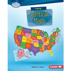 (영문도서) Using Political Maps Library Binding, Lerner Publications (Tm), English, 9781512409475