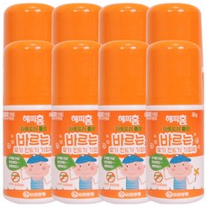해피홈 아웃도어 롤온 50g, 8개