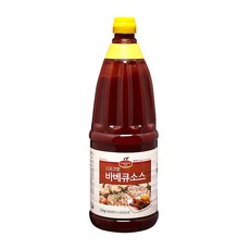 쉐프원 바베큐소스 1.9kg(PET)/청정원 소스, 1개, 1.9kg