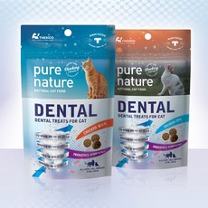 퓨어네이쳐캣덴탈스낵연어치킨