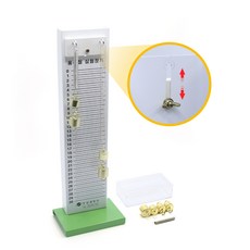 (색상백색) 용수철실험장치세트 2종 (고급형-철제) 상품 이미지