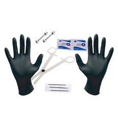 ZCD 10pcs 바벨 바 혀 링 키트 쥬얼리 14G 바늘