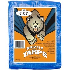 BAir의 Grizzly Tarps 8' x 10' 대형 다용도 방수 튼튼한 폴리 방수포36