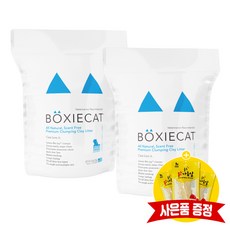 벅시캣 모래 블루 7.26kg (+랜덤간식)