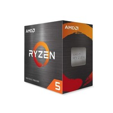 AMD 라이젠 5 5600X 6코어 12스레드 언락 데스크탑 프로세서 레이스 스텔스 쿨러 포함, 1) 프로세서 - 5600x