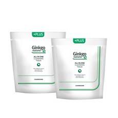 참존 징코내츄럴 ALL-IN-ONE 클렌징티슈 리필+리필, 2개, 110매입