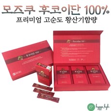 (휘게바이에이치)순도높은 자연산 후코이단 100% 남태평양 모즈쿠 큰실말 FUCOIDAN 황산기 갈조류 후코스 해조류 30포X1박스 고함량 열감 분말 가루 스틱 포, 1개, 30g