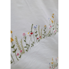 대폭 20수 광목4줄 들꽃자수원단 워싱원단 바란스 원피스 패치 이불 원단 도매합니다, 광목