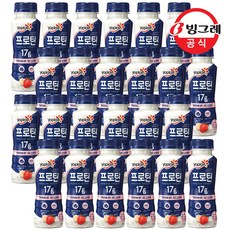 [빙그레]요플레 프로틴 드링크 210g x 24개 /단백질/유산균, 02_요플레 프로틴 드링크 딸기바나나x24개, 상세설명 참조