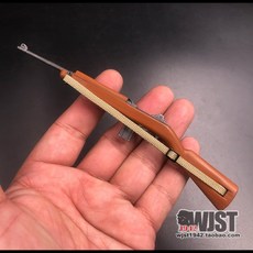 12인치 1:6비율 미군 국군 M1 카빈 플라스틱 모형 발사 불가