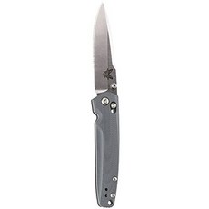 Benchmade Valet Axis Gray Drop-Point Folding Knife Manual Opening, One Color_One Size, One Color_One Size, One Color