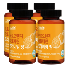 모로실 모로오렌지 락토페린 프리미엄정 1000mg 4통, 60정, 4개