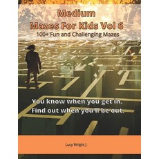 Medium Mazes For Kids Vol 6: 100+ Fun and Challenging Mazes Paperback, Sweet Draw America, English, 9781801410731