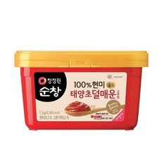 청정원 순창 현미 덜매운 고추장 1kg