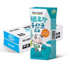 파스퇴르 바른목장 유산균음료125ml(24팩), 125ml, 24개