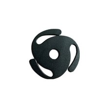 37mm 직경 RPM 센터 어댑터 LP 레코드 플레이어용 메탈 밸런스 디스크, 01 Black, 1.Black