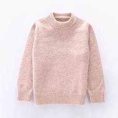 겨울 가을 남아 산 니트셔츠 중소 동 라운드넥 솔리드 무지 두꺼운 캐시미어스웨터