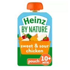 Heinz 헤인즈 스위트 앤 사워 치킨 파우치 10m+ 180g 4팩, 4세트