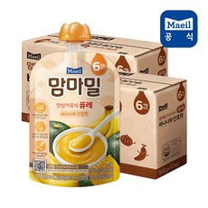 매일유업 맘마밀 이유식 바나나단호박 100g, 20개
