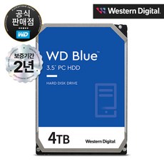 WD Blue HDD, WD40EZAX, 4TB
