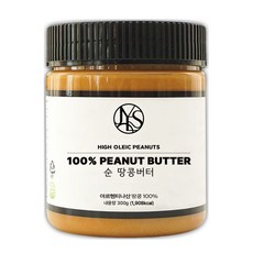 순 땅콩버터 크리미 100% 무첨가, 300g, 1개