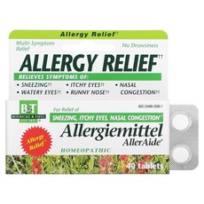 이지몰 보에릭 테팔 알레르기 완화제 Allergiemittel AllerAide 40정 No.25161, 1개