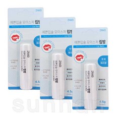 웰빙헬스팜 예쁜입술 모이스처 립밤 4.5g (체리향)/립케어/립밤/보습, 3개, 무색
